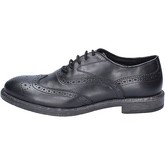 Chaussures Cesare Maurizi élégantes noir cuir BX526
