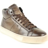 Chaussures Santoni sneakers cuir marron