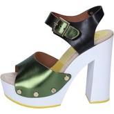 Chaussures escarpins Suky Brand sasndales vert noir cuir BS18