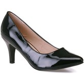 Chaussures escarpins La Modeuse Stilettos vernis noirs grande taille