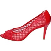 Chaussures escarpins Daniele Ancarani escarpins rouge textile cuir verni ap894