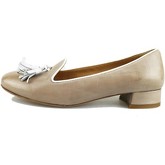 Chaussures Umberto Luciani mocassins beige cuir AG451
