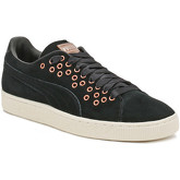 Chaussures Puma Womens Black Suede XL Lace Trainers