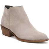 Bottes Cara Womens Stone Grey Nubuck Skipper Ankle Boots-UK 8