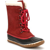 Bottes neige Sorel Womens Red Element / Black Caribou Slim Boots