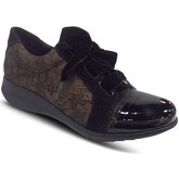 Chaussures Hirica Derby talon compensé STELLA Noir/Bronze