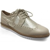 Chaussures Caprice Derby Plat Beige/Or