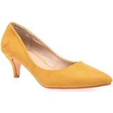 Chaussures escarpins La Modeuse Escarpins Sharp jaune moutarde