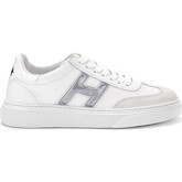 Chaussures Hogan Baskets H365 en cuir blanc et H gel