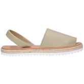 Espadrilles Fast Shoes 550 Doble piso PIEL Mujer Beige