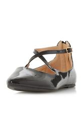  Head Over Heels By Dune 'Helga' Black Flat Shoes