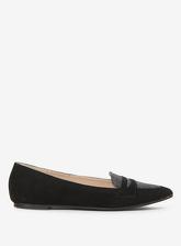 Black 'Laisley' Boucle Loafers