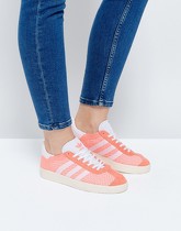 Adidas Originals - Primeknit Gazelle - Baskets - Corail - Rose