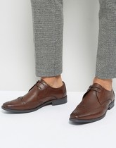Silver Street - Chaussures richelieu habillées en cuir grainé - Marron - Marron
