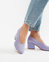 Depp - Chaussures en daim à talons - Violet