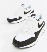 Nike - Air Max 1 - Baskets - Blanc et noir - Blanc
