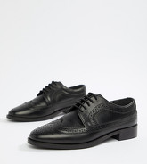 ASOS DESIGN - Mai Tai - Chaussures richelieu en cuir - Noir