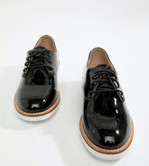 London Rebel - Chaussures épurées à lacets - Noir