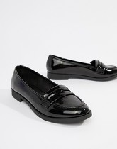 ASOS DESIGN - Minny - Chaussures plates - Noir