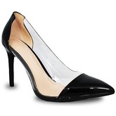 Chaussures escarpins Cavelli Escarpin bi-matière transparent noir