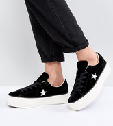 Converse - One Star - Chaussures compensées - Noir - Noir