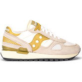 Chaussures Saucony Baskets Shadow blanche et or