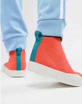 adidas Originals - Adilette - Baskets d'été avec tige Primeknit - Orange CM8227 - Orange