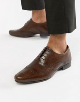 ASOS DESIGN - Chaussures Oxford style richelieu en cuir - Marron - Marron