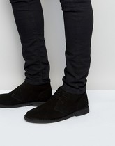 ASOS DESIGN - Desert boots en daim - Noir - Noir