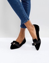 Miss KG - Larissa - Chaussures pointues en velours - Noir