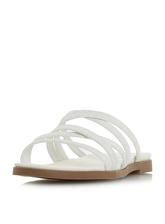 Head Over Heels by Dune White 'Leoney' Flat Sandals