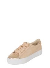 London Rebel Nude and Rose Gold Trainers