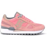 Chaussures Saucony Sneaker Shadow in suede e mesh rosa e grigio