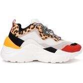 Chaussures Steve Madden Sneaker Antonia in suede multicolor e dettagli leopardati