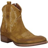 Boots Zoe New Tex Ric velours Femme Camel