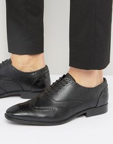 Silver Street - Chaussures Oxford style Richelieu en cuir - Noir - Noir
