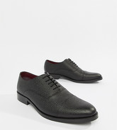 ASOS DESIGN - Chaussures en cuir grainé épais à lacets - Noir - Noir