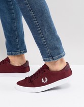 Fred Perry - Underspin - Baskets en nylon - Rouge - Rouge