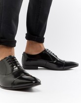 Walk London - City - Chaussures Oxford en cuir verni - Noir