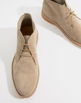 Selected Homme - Desert boots en daim - Beige