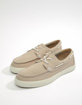 Timberland - Newport - Chaussures bateau en toile - Taupe - Taupe