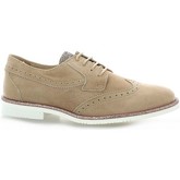 Chaussures So Send Derby cuir velours nude