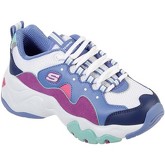 Chaussures Skechers Baskets D'Lites 3 Zenway bleu/rose