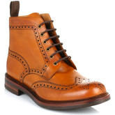 Boots Loake Mens Tan Bedale Leather Brogue Boots