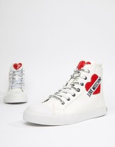 Love Moschino - Heart - Chaussures montantes - Blanc