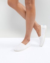 TOMS - Chaussures en dentelle au crochet - Blanc - Blanc