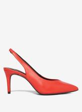 Red 'Essie' 80's Court Shoes