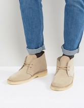 Clarks - Desert boots en daim - Beige - Beige