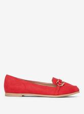 Wide Fit Red 'Light' Loafers
