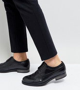 Silver Street - Chaussures richelieu pointure large - Noir - Noir